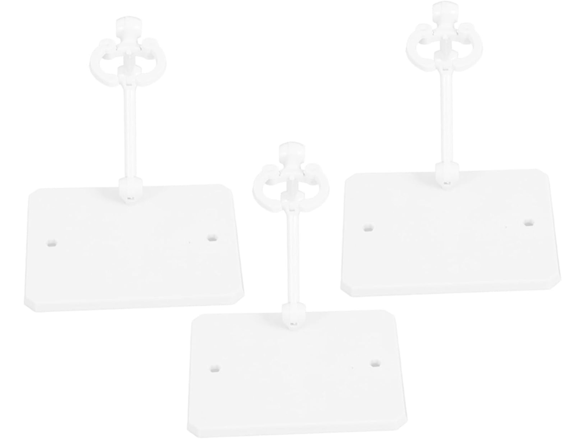 Soporte De 3 Piezas Para Figuras De Acción: Base Estable Y Práctica Para Exhibición.
