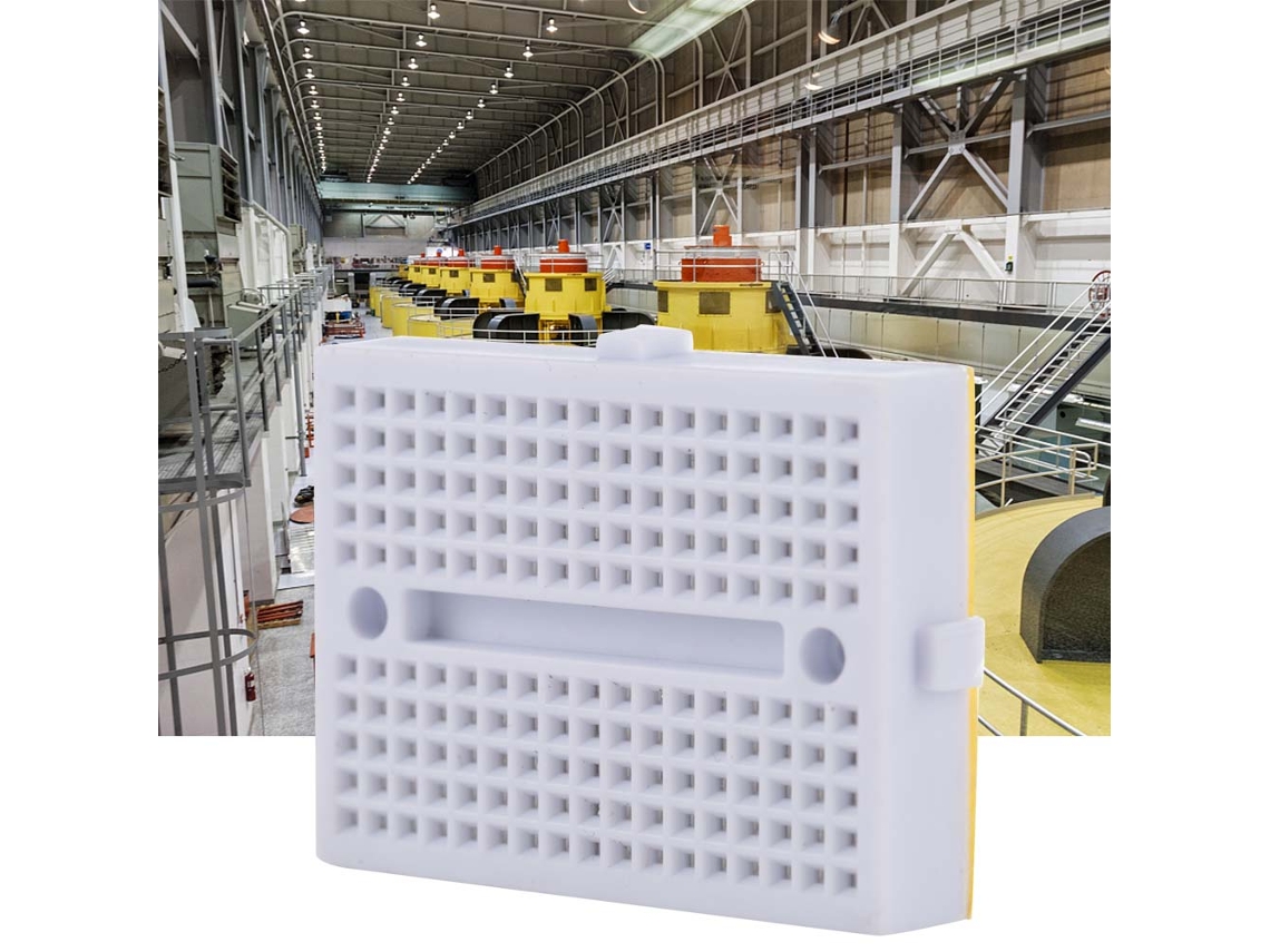 2026as-6pcs Protoboard Mini Sin Soldadura 170 Agujeros Reutilizable Colorido (blanco)
