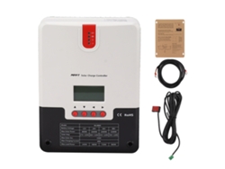 Controlador de carga solar MPPT con protección y pantalla LCD