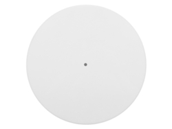 Tapete Antiestático De Ácrylico Para Toca-discos 12 Polegadas Tapete De Platina Branco Leiteado