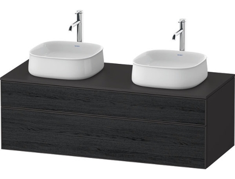 DURAVIT Zencha mueble bajo lavabo 1300x550mm 1 extraíble 1 cajón 2 huecos ZE4823B