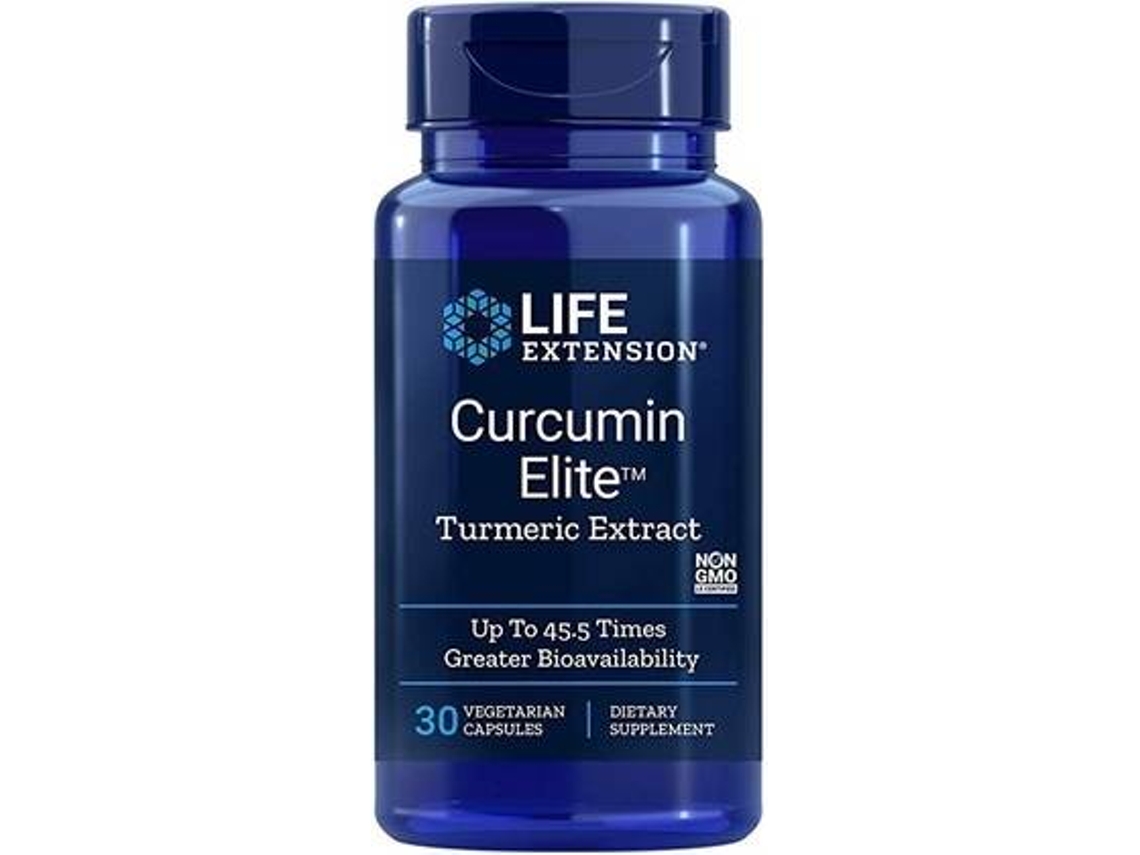 Complemento Alimentar LIFE EXTENSION Extrato De Cúrcuma Curcumina Elite (30 cápsulas vegetais)