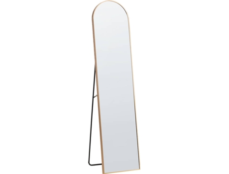Espejo de Pie BELIANI Bagnolet (Aluminium - Dorado - 36 x 40 x 150 cm)