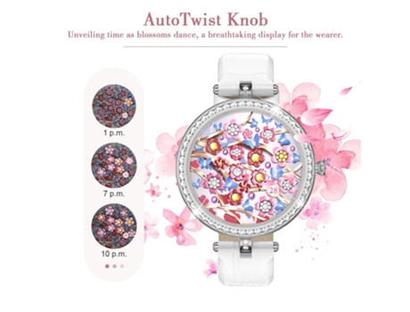 SmartWatch Mujer Bluetooth Llamada iOS/Android Blanco VEANXIN