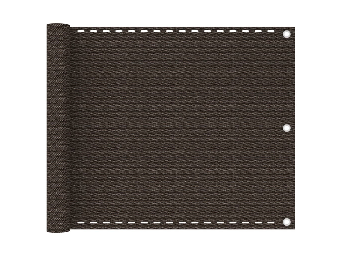 Toldo para balcón VIDAXL Marrón (75x500 cm)