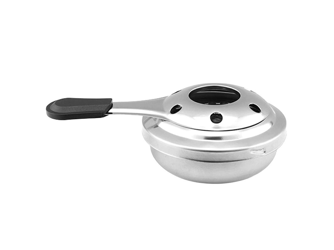 KOFIHETY Hornillo de Alcohol de Acero Inoxidable Portátil para Cocina al Aire Libre y Fondue
