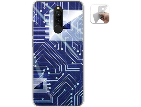 Carcasa Xiaomi Redmi 8 TUMUNDOSMARTPHONE Circuito Multicolor