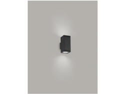 Lámpara rectangular para 2 focos LED gu10 6532 PERENZ Grafito
