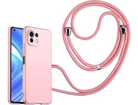Funda Xiaomi Mi 11 Lite 5G Turtleshell Rígida con Collar Rosa