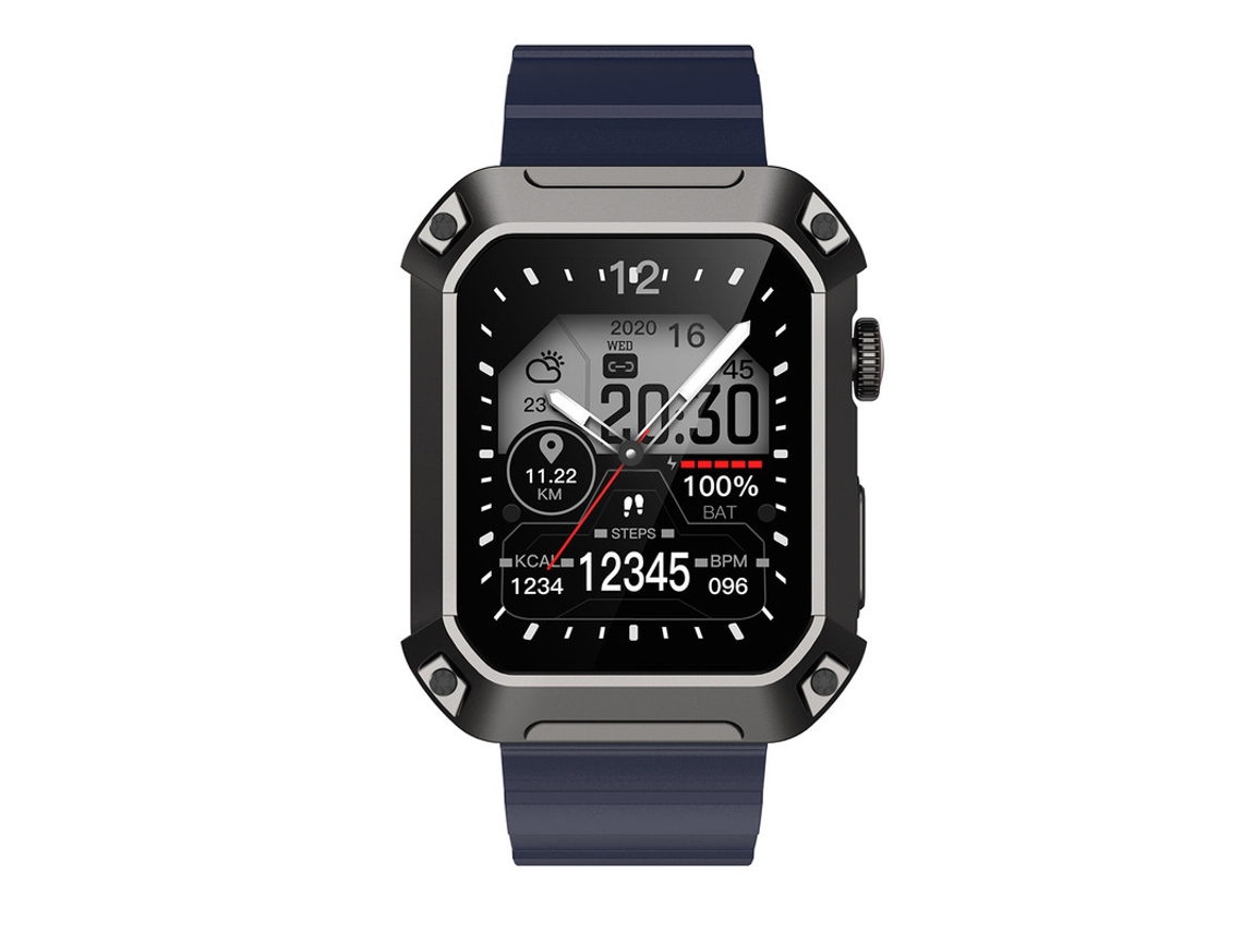 Reloj inteligente con llamadas Bluetooth, pantalla TFT de 1,85", monitor de frecuencia cardíaca y presión arterial, batería de 450 mAh, Yizhood
