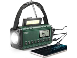 Rádio De Emergência, Rádio Meteorológica, Rádio De Manivela Movida A Energia Solar Com Alerta Am/fm/sw/noaa, P