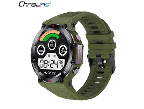 Smartwatch CHRONUS Multifuncional Modo Deportivo IP67 Impermeable para Iphone Android
