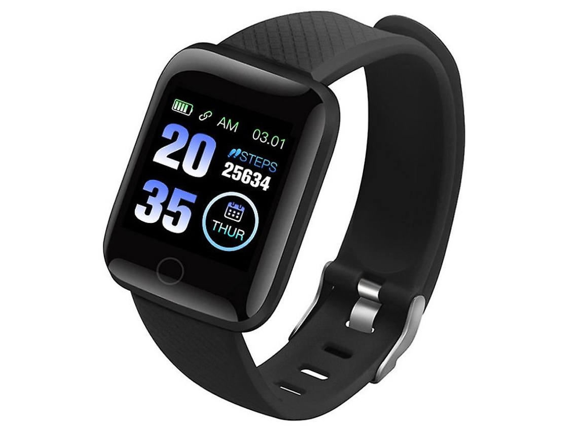 Nostalgia88 Smartwatch 116plus Resistente al Agua con Monitoreo de Frecuencia Cardíaca, Sueño y Salud