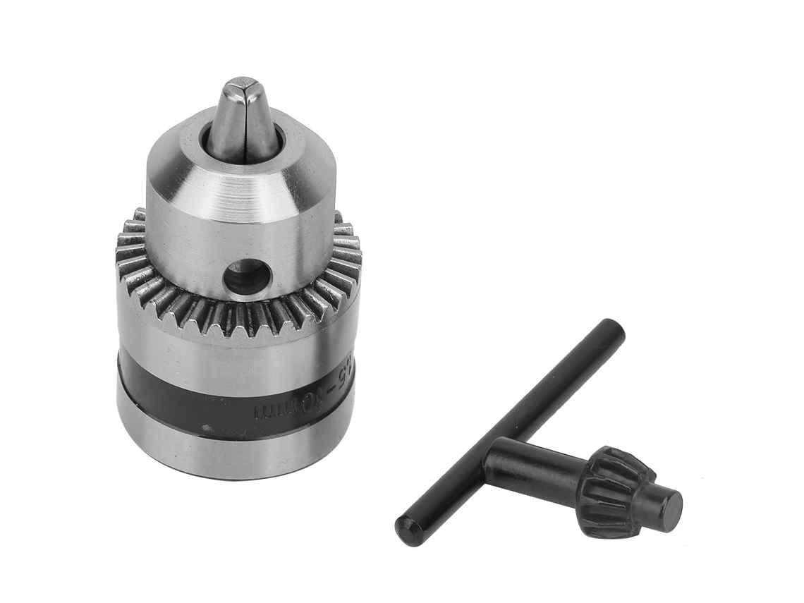 Portabrocas Ligero Para Taladro De 1,5~10 Mm 3/8-24unf Con Esmalte Electroforético.