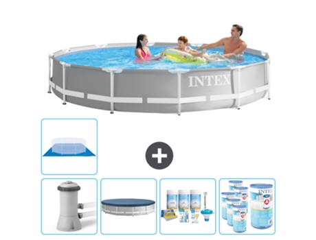 Piscina Tubular INTEX 26712GN-CB15 (6503 L - 366x76cm)
