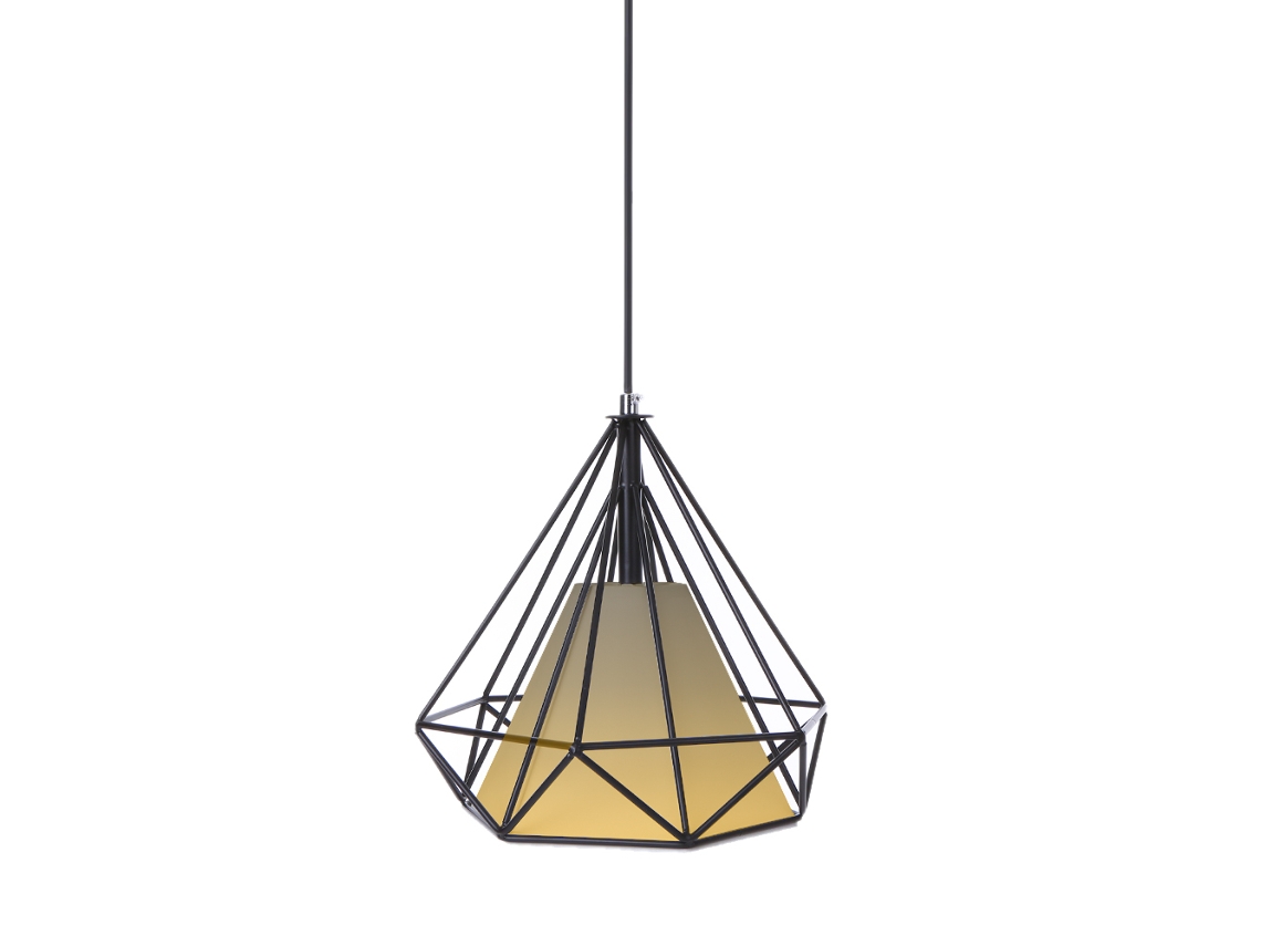Lámpara Colgante Industrial Vintage De Hierro Con Jaula De Diamante Para Sala De Estar Y Restaurante 110-240v 0-60w