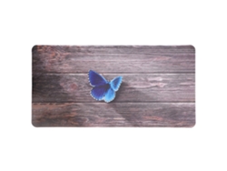 Mouse Pad Para Mesa (fácil De Limpar, Espessado) Pad De Couro Com Padrão De Borboleta Impresso Para Escritório E Jogo