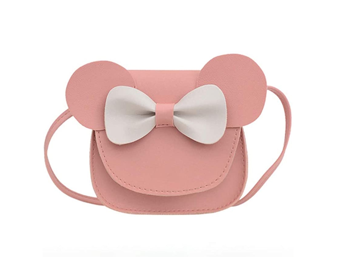Bolsa Transversal Mini Para Meninas Com Laço (1 Unidade)