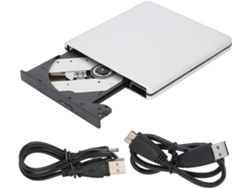 Unidad Mtlavishish Super Slim Con Interfaz Usb 3.0, Grabadora Externa Portátil De Dvd Rw, Cd Y Vcd.