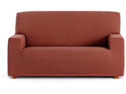 Funda de Sofá 3 Plazas EYSA Premium Troya Tejido Elástico (210 x 70 x 110 cm - Poliéster y Algodón - Naranja)