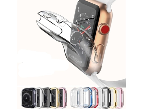 Carcasa de Reloj SLOWMOOSE para Apple Ultrafina Amplia Protector iWatch (Azul - Série 38Mm 3 2 1)
