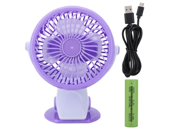 Ventilador portátil inalámbrico recargable con batería de 2600 ml