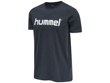 Camiseta de Hombre para Fútbol HUMMEL Go Logo Algodón Azul (S)