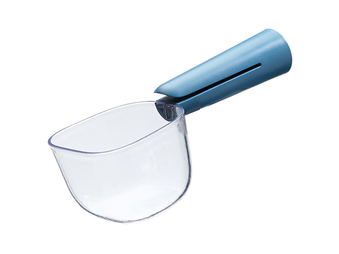 VYLARA Colher De Arroz Multifuncional, Visor De Escala Transparente Para Medições Precisas, Colher De Plástico Reutilizável Com Design Ergonômico E Alça Para