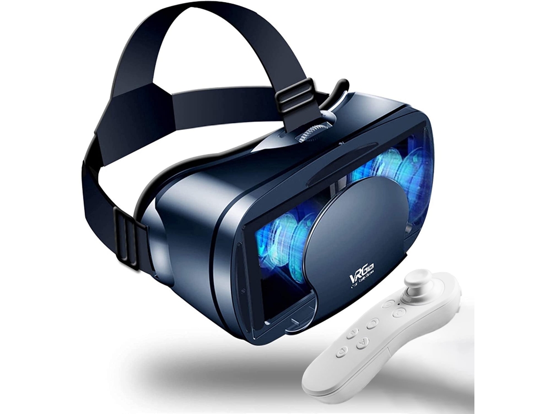 Gafas 3D VR inteligentes compatibles con teléfonos móviles de 5 a 7 pulgadas, color negro Siurn
