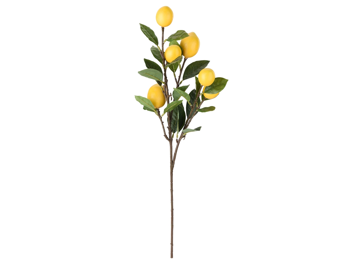 Rama artificial de limón (67 cm, 6 limones)