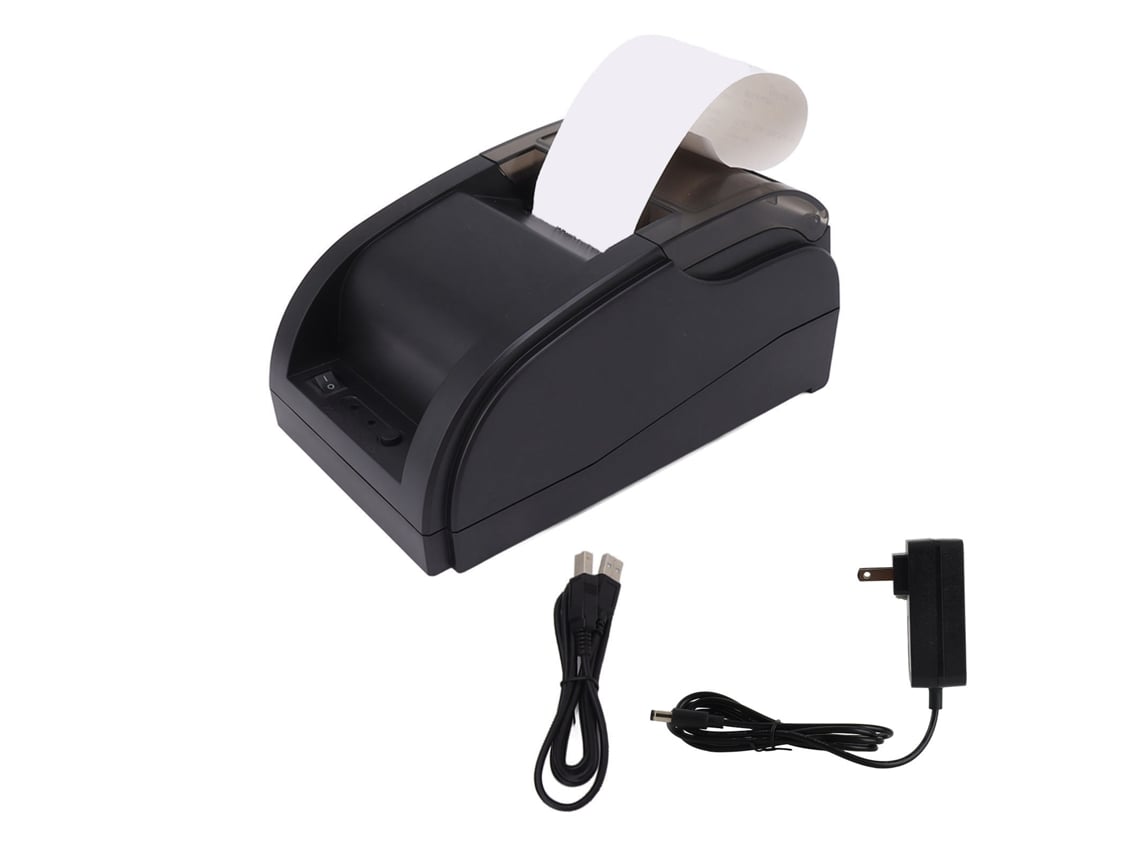 Impresora Térmica Portátil De Recibos Usb Bluetooth De 48 Mm Para Entregas, 110-240 V, Enchufe Estadounidense.