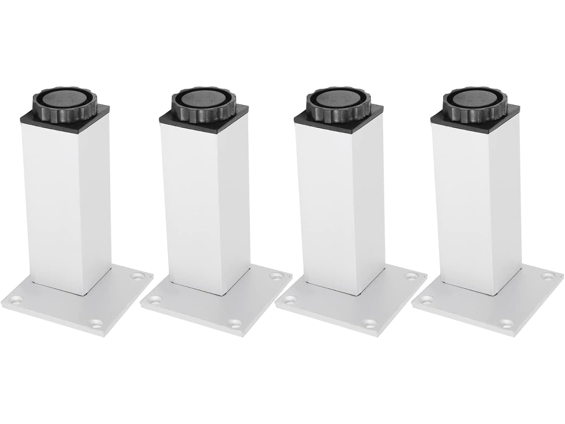 Piezas De Patas Muebles Aleación Aluminio Ajustables Resistentes Y Desgastables Para Sofá Gabinete Mesa