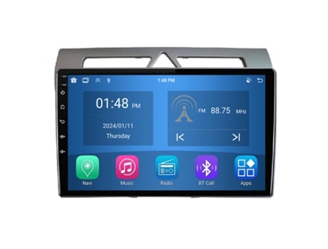 Autoradio 4GB RAM64GB ROM ROVERONE para Kia Morning Picanto 2007 - 2010 CarPlay Android Coche Radio Bluetooth Navegación