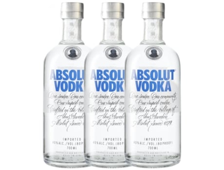 Vodka ABSOLUT Absolut (0.7 L - 3 unidades)