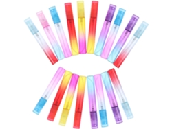 Paquete De 18 Frascos Pulverizadores Portátiles Con Efecto Degradado Para Perfumes Y Cosméticos - Frascos De Viaje