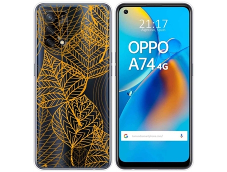 Carcasa Oppo A74 4G TUMUNDOSMARTPHONE Dibujos Transparente Multicolor