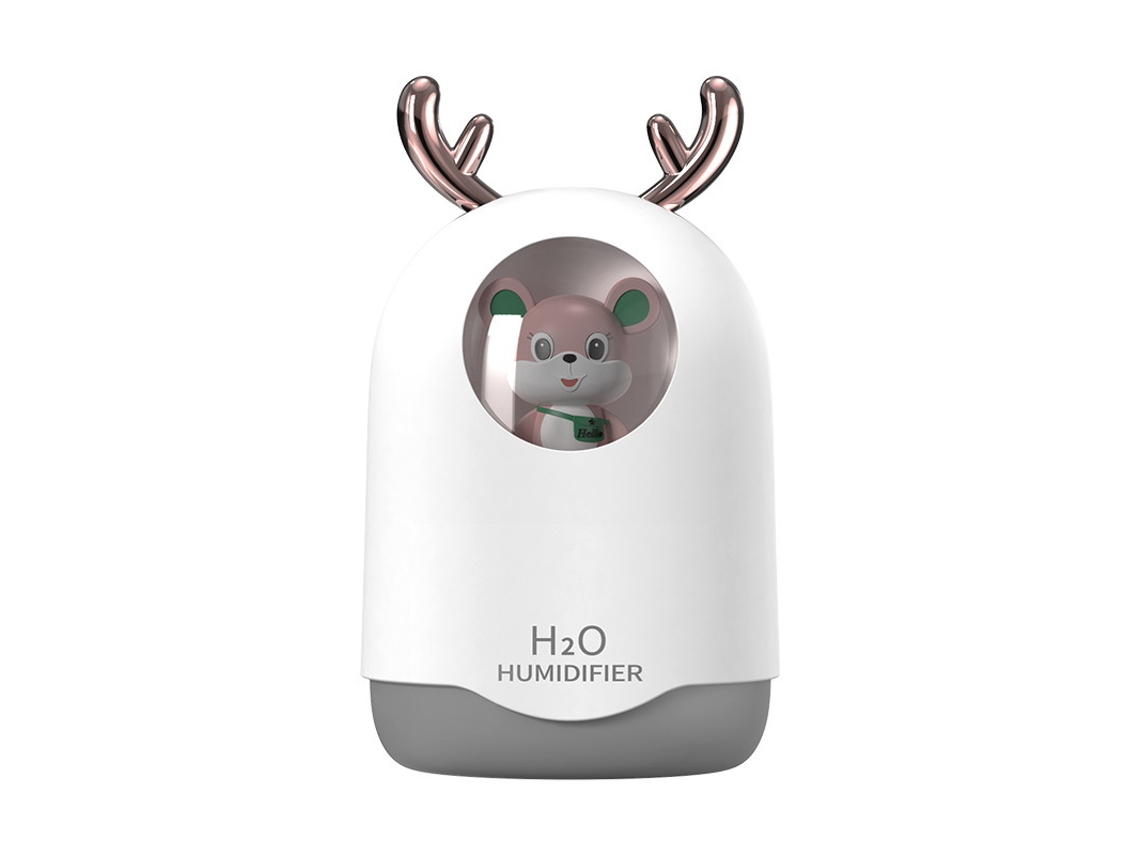 Humidificador VANJL Batería Versión 300 Ml Difusor De Aceite Esencial De Aroma Blanco