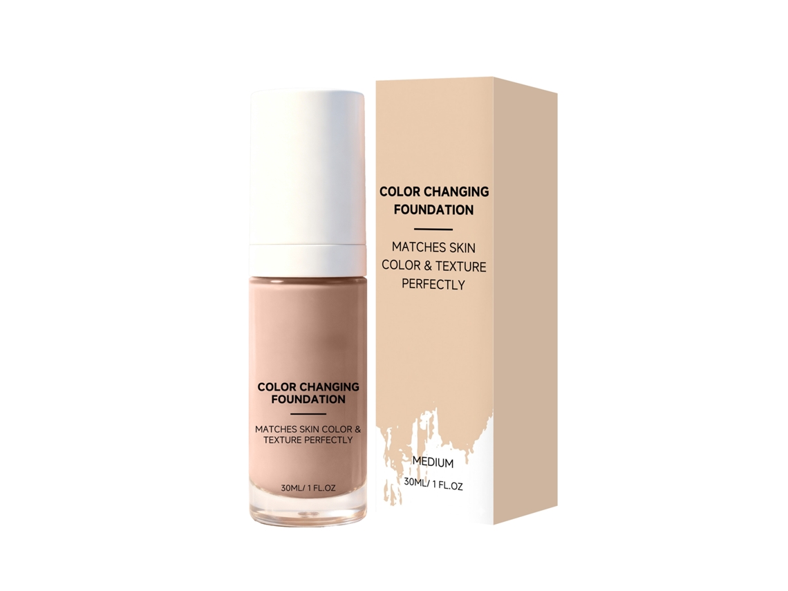 Base de maquillaje termocrómica para pieles de tono medio