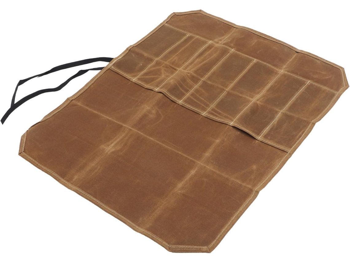 Estuche Enrollable De Lona Para Cuchillos Ideal Chefs Movimiento