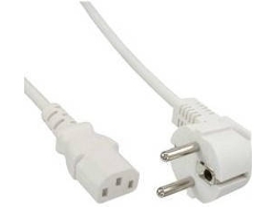 Cable de Alimentación INLINE (1 m - Blanco)