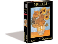 Puzzle CLEMENTONI Van Gogh: "Los Girasoles" (1000 Piezas)