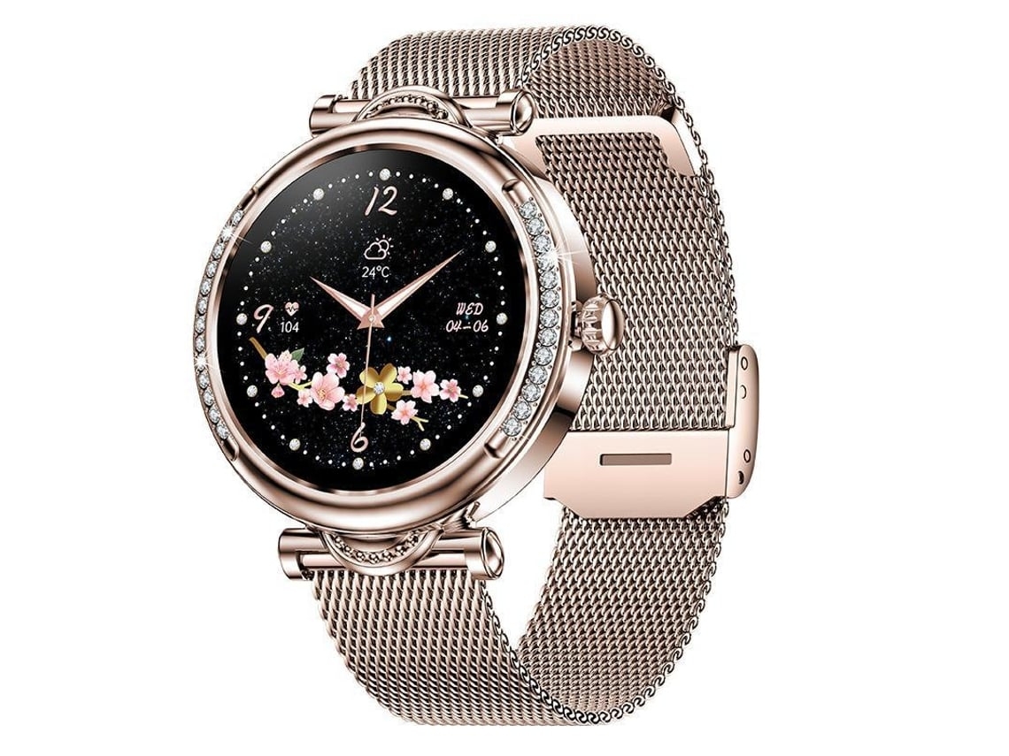 Reloj inteligente para mujer de 1,27 pulgadas con control de salud, resistente al agua y control por voz, Yunzii.