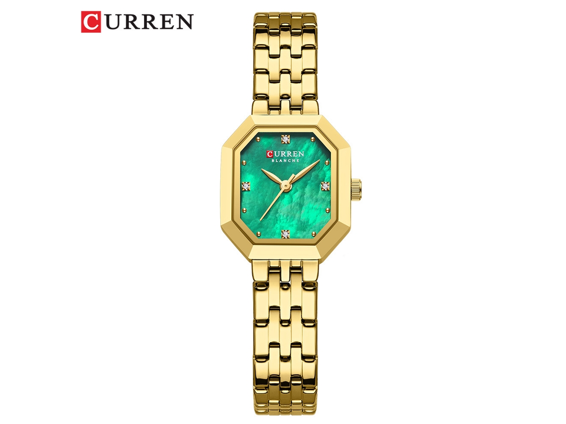 Elegante Reloj De Mujer Con Esfera De Nácar, Sofisticado Y Colorido.