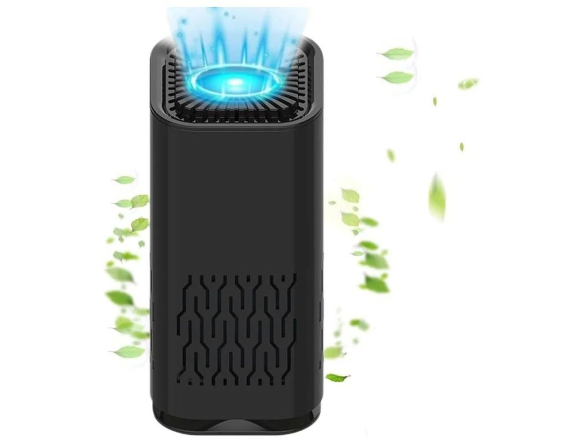 Mini Purificador De Aire Para Mascotas Antiodor De Orina Doméstica Yizhood Negro