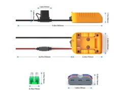 2026-as-cable De Alimentación Dc Satélite 2m Portátil Con Fusible 30a Para Camping Y Mini Adaptador De Batería