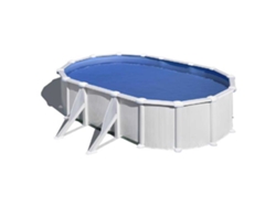 Piscina de Acero GRE Blanca (610x375x132 cm)