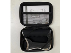 (negro) Pistola De Masaje De Fascia Eléctrica, Estimulador Muscular De Microcorriente, Herramienta De Rehabilitación Corporal