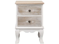 Maison Exclusive - Mesita De Noche Madera De Paulownia 35x30x50 Cm