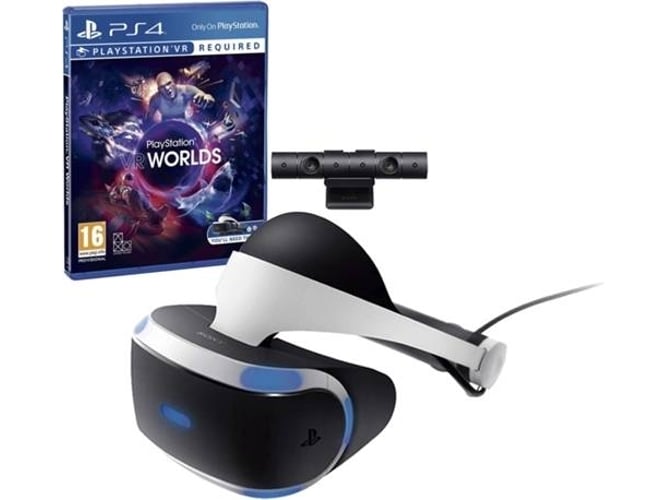 Gafas VR + Cámara + Juego VR Worlds para PS4 | Worten.es