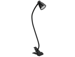 2026-luz De Lectura Con Clip Usb Regulable, Brazo Flexible, Lámpara De Escritorio, Suministros De Iluminación Interior Negro